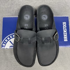 Birkenstock Buckley Clogs Women’s EU 37 US 6-6.5 Black Leather Narrow