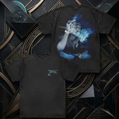 HOT SALE ! 2Pac Vintage Rap Graphic T Shirt Hip Hop Washed Cotton Unisex Tee