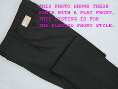 NEW $149 Orvis Comfort–Waist Wool Dress Pants! 38 x 27 (26.5) *Heavier* Gray