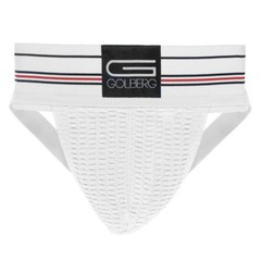 GOLBERG Athletic Supporter – Waistband Contoured for Comfort – Active White