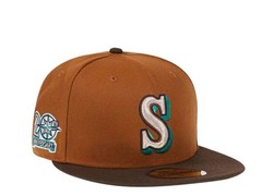 Topperzstore Exclusive Seattle Mariners New Era 59fifty 7 5/8 Bourbon Suede