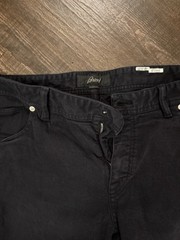 Brioni Men’s Slim Fitted Dark Wash Blue Stretch Denim Jeans 5-Pocket Mid Rise