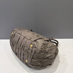 Prada Tote Bag Kaki Dark Brown Tessuto Nylon (sy042426a3)