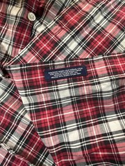 Daniel Cremieux Collection Mens Large Plaid Button Down Shirt Short Sleeve