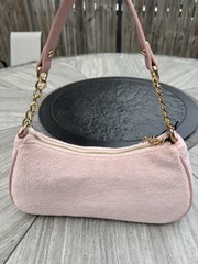Juicy Couture Raising Star Shoulder Bag Pink Diamond Y2K Velour