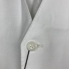 Tayion Collection Men’s Vest Classic-Fit Solid Suit Separate Size S White