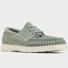 Aldo Mikal Mens Sage Suede Boat Shoes Pillow Walk Woven Lace Up Mikal-311 Size 7