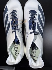 NWT adidas Adizero Electric Mens Football Cleats White Navy Blue IE6290 Sz 9