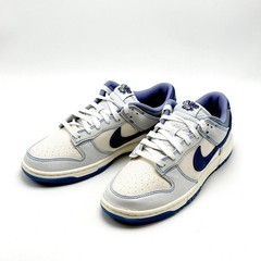 *NEW* Men Nike Dunk Low Retro SE SUMMIT WHITE / BLUE VOID SIZE 9 (IB6752 101) 👍