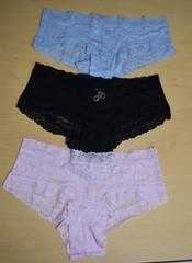 12 Victoria’s Secret PINK Cheeky Panties Lot L Large Multicolor