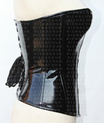 Heavy Duty Steel Boned Overbust Women’s Waist Trainer Shaper PVC Corset Fashion