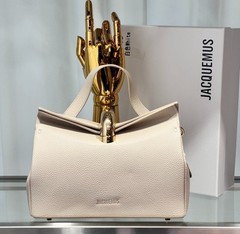 Jacquemus Le Valerie Top Handle Bag Women Grained Leather Shoulder