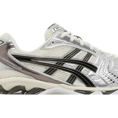 ASICS Gel-Kayano 14 Men’s Silver Cream GEL Cushion Retro Running Shoes