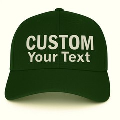 Custom Embroidered Baseball Cap Personalized Text Dad Hat with Your Own Message