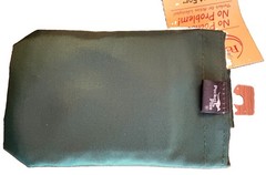 2 Pocket Plus Bl/gr Belt Loop Pouch Bag Hook & Loop Closure Medium Travel