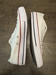 Converse Mens Chuck Taylor All Star Low Top Sneaker Optic White M7652