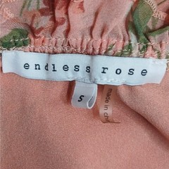 Endless Rose Pastel Pink Floral Cutout Cold Shoulder Maxi Dress Size M