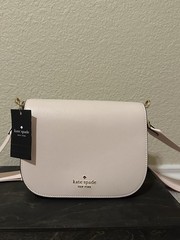 kate spade new york Madison Pink Small Crossbody Magnetic, Detachable Strap