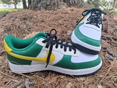 Nike Air Force 1 Low NBY Brazil Yellow Green White Shoes DV3892-900 Men Size 12