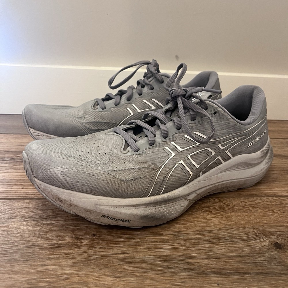 ASICS GT-2000 14 Men’s Size 10.5 Gray White Running Athletic Shoes