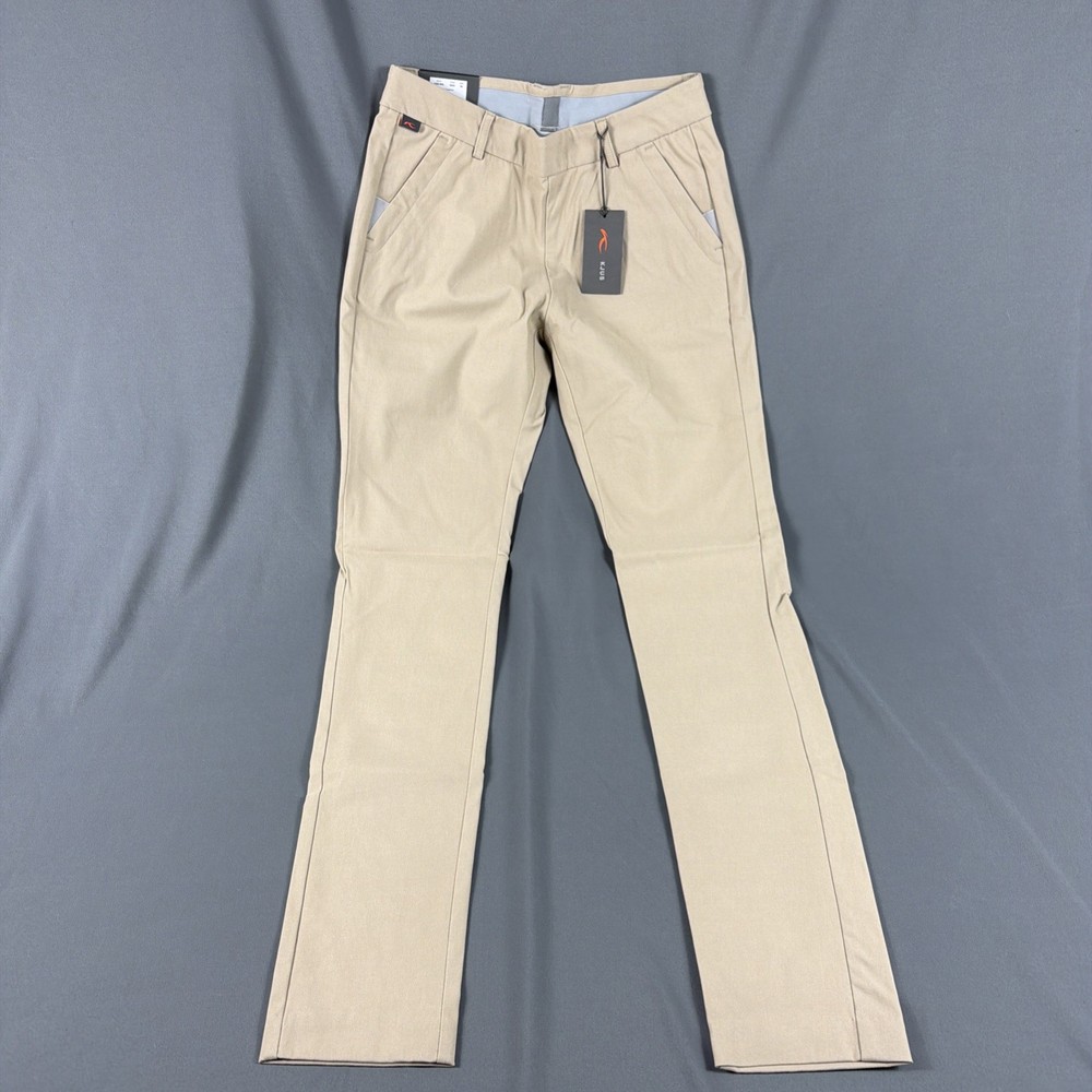 KJUS Womens Golf Pants Ikala Treggings Medium Oxford Tan Viscose Polyamide $180