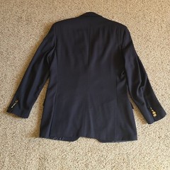 Paul & Shark Yachting Blazer Jacket Mens 48 (38R) Blue Wool 3 Button Small Hole