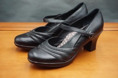 Dansko Becky Mary Jane Shoes Women Size 11 Black Leather Buckle Comfort Workwear
