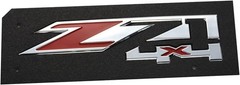 2pcs Emblems for Silverado Sierra Tahoe Suburban New 1500 25 Color: Chrome Red