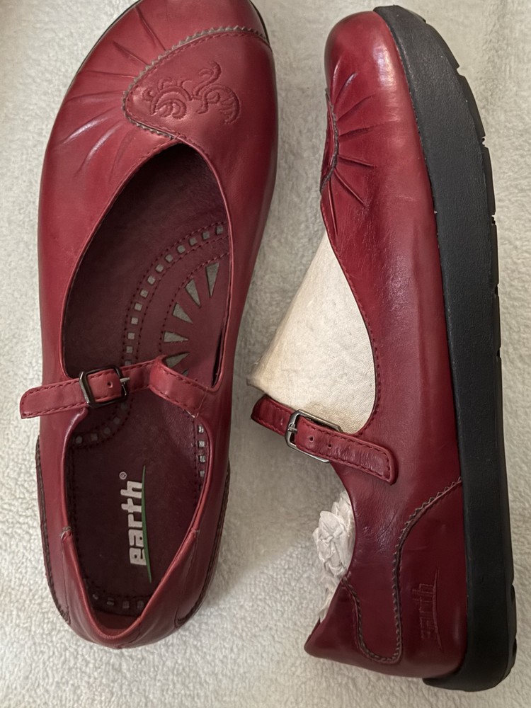 Women’s Fiona Comfort Clogs Shoes Size 9 Bordeaux Burgundy Slip-On Casual