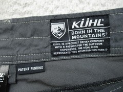 Kuhl Cargo Shorts Mens 34 Gray Cotton Nylon Stretch 11 Inseam Outdoor Hiking