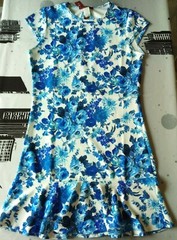 Blue Floral Dress by CERES USA