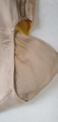 Valentino Roma Yellow Satin Cocktail Dress Crystal Belt IT 40 US 4 Made in Italy
