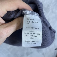 Frank & Eileen Patrick Popover Henley Womens Medium French Terry LAB510TF