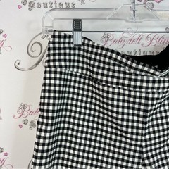 S.c & co pants gingham plaid checkers Stylish Black and White Checkered Pants