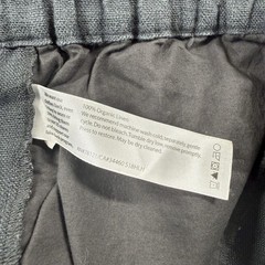 Eileen Fisher Shorts Womens M Black Organic Linen Bermuda Lagenlook Minimalist