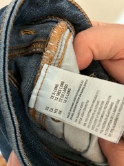 American Eagle Outfitters Kick Boot Bootcut Super Stretch Blue Jeans 12 Tall