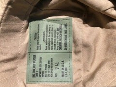 USGI Military Khaki Boonie Hat – US Army Tan Boonie- Military Spec- Made in USA