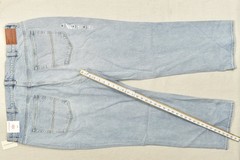 Lucky Brand Men’s 181 Relaxed Straight Denim Jeans Monaco Blue Stretch 46×32 NEW