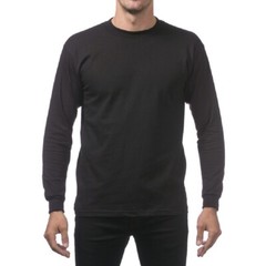 PROCLUB MENS HEAVYWEIGHT LONG SLEEVE T SHIRTS PRO CLUB CASUAL COTTON TEE SHIRT