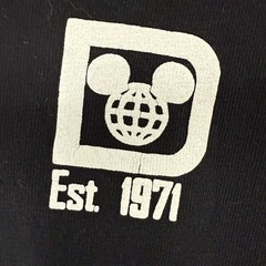 Spirit Jersey X Disney Parks Shirt Youth XS Black Est 1971 Pullover Long Sleeves