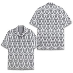 Geometric Pattern Hawaiian Shirt Men Women Abstract Art Summer