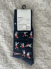 Shanker Golf Socks – Funny Angry Golfer Socks – Funny Golf Gift for Men – 1 Pair