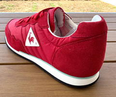 Le Coq Sportif Men’s Milos Red Athletic Sneakers 42 Shoes Trainer Sneakers US-9