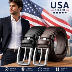 Genuine leather luxury brand men’s belt, business fashion trend belt, men’s