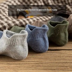 Men’s Boat Socks 100% Cotton Deodorizing Sweat-absorbing Mesh Socks Summer