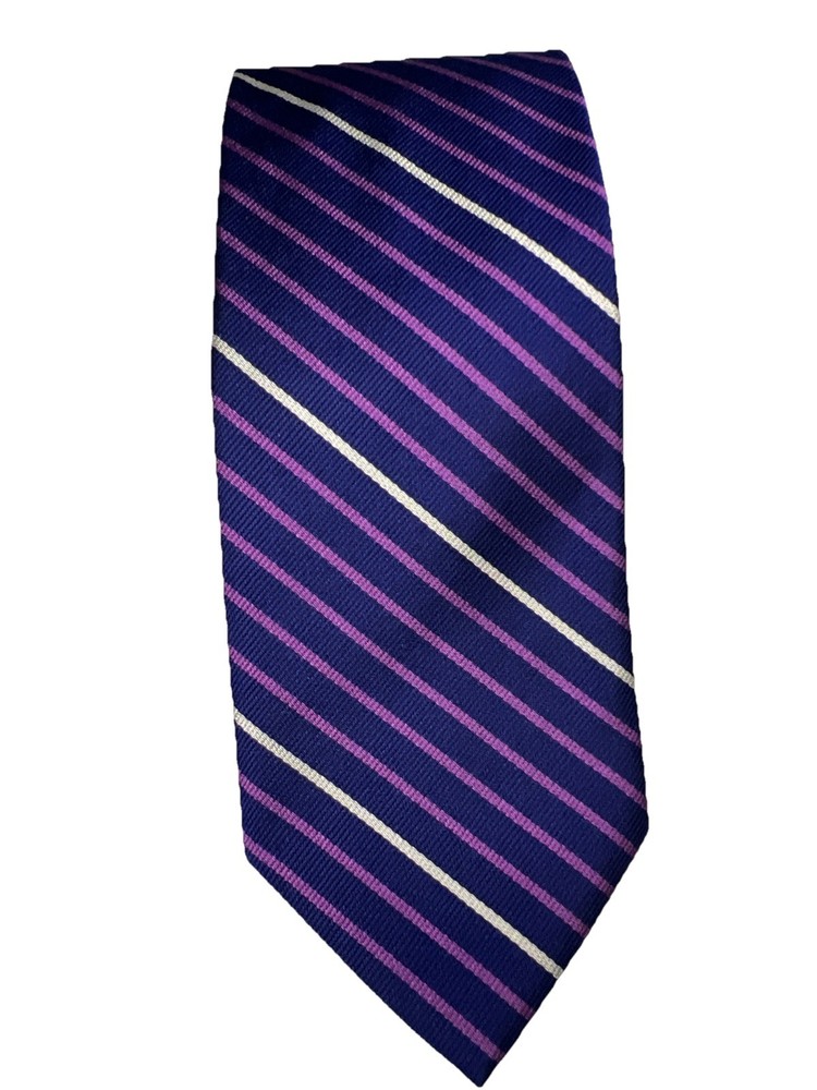 Brooks Brothers Tie Makers And Merchants Handmade USA 100% Imported Silk Striped