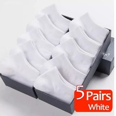 5 Pairs Mens Plain Solid Cotton Sports Ankle Athletic Socks Low Cut Size