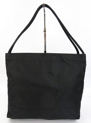 Authentic PRADA Black Nylon Tote Bag Purse #63425