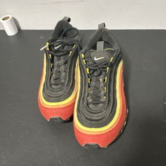 Nike Air Max 97 Men’s Low Top Colorblock Black/Red/Yellow Lace-Up Fair