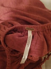 NWT Free People Womens Road Trip Tank Knit Apple Chutney Brown Size Small